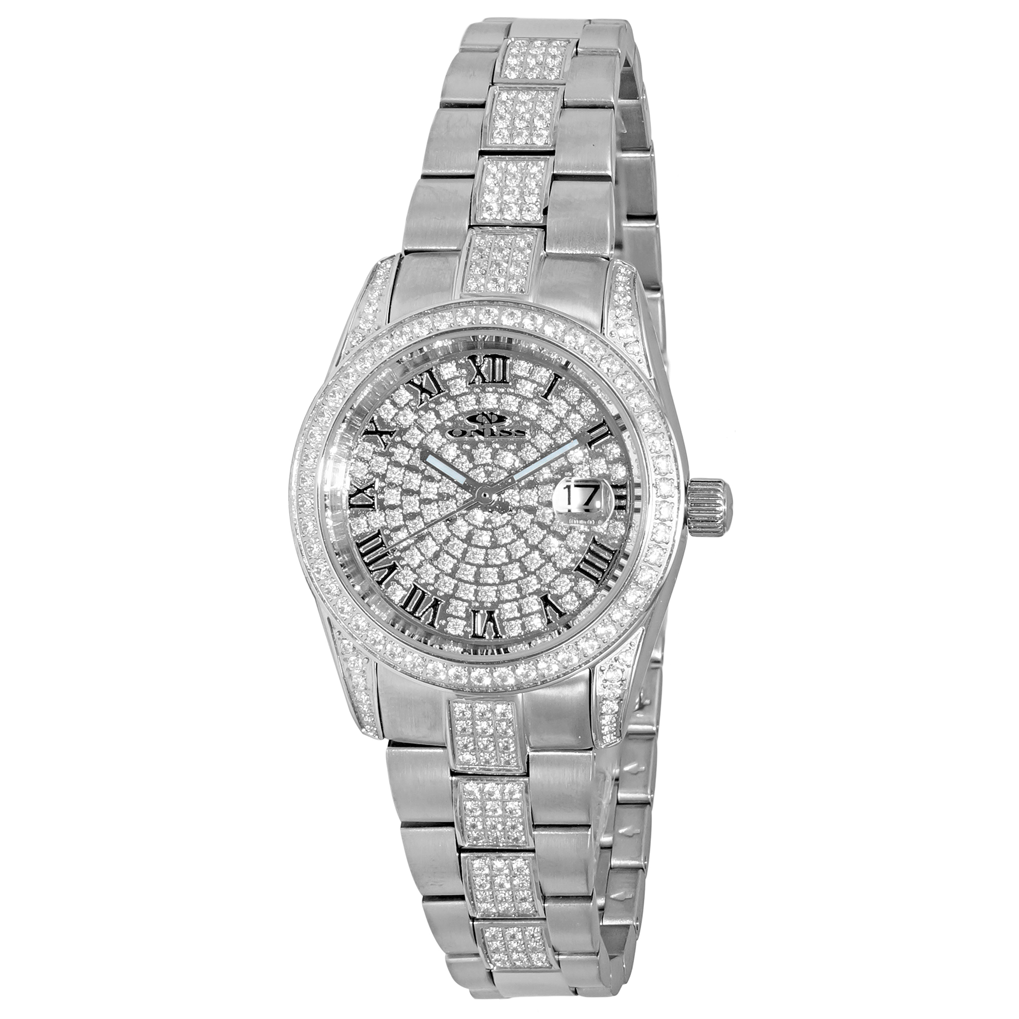 Oniss ON3880L Oniss Ladies RXC Collection Rhodium Plated Austrian Crystals