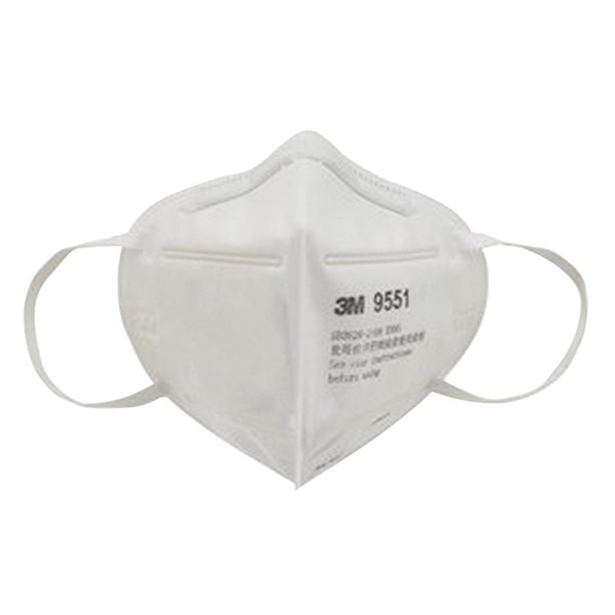 3M 3M9551-500 500PCS 3M 9551  Particulate Respirator w Comfortable Knitted Ear  Loop Mask KN95