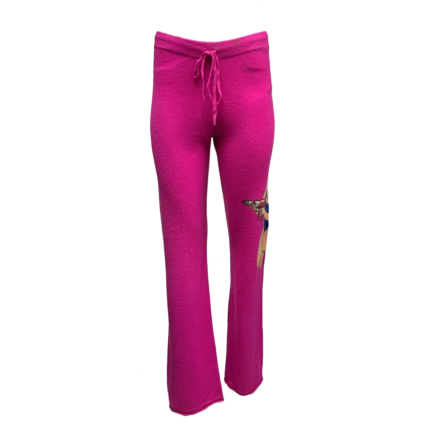 RAW 7 PCSH36V-ROSIE-PINK Vintage Raw7 Cashmere Pants Pinup Girl - Pink