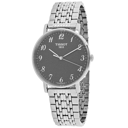 T1094101107200 Tissot Mens T-Classic T1094101107200 Silver Band Gray Dial