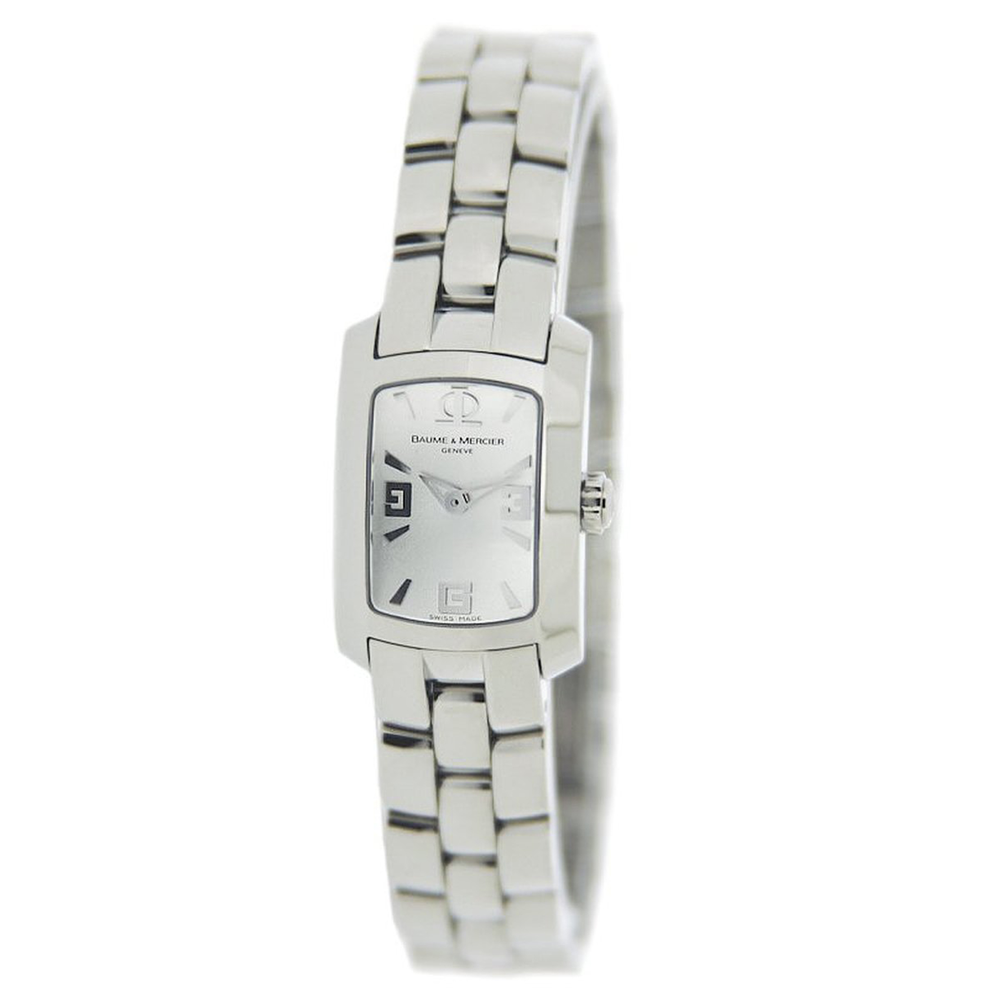 Baume & Mercie MOA08141 Baume & Mercier Hampton Milleis Mini Lady's Silver Dial Watch