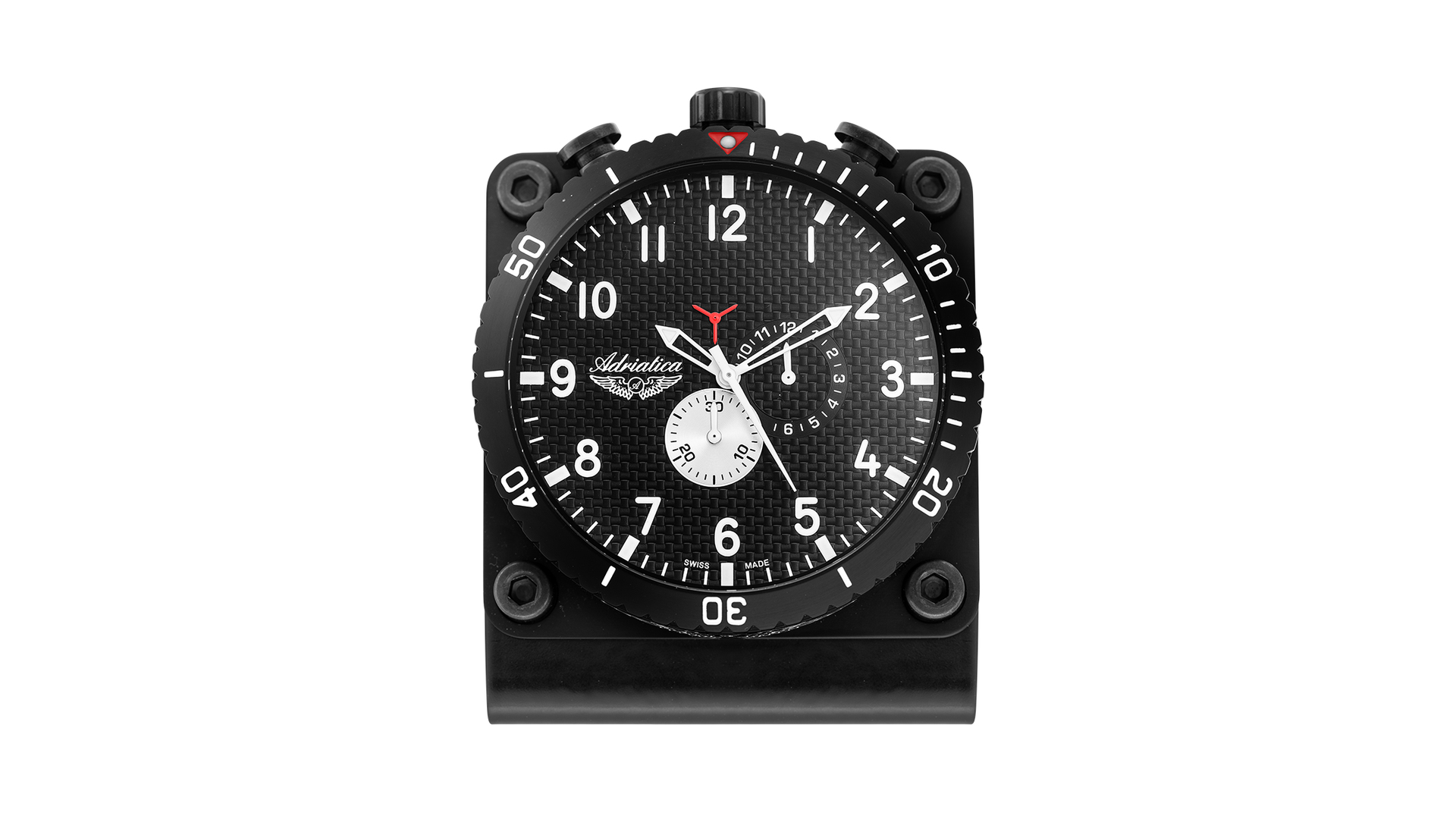 Adriatica ANO.10.CH Adriatica Swiss Made Aviation Dash Board Watch Chronograph