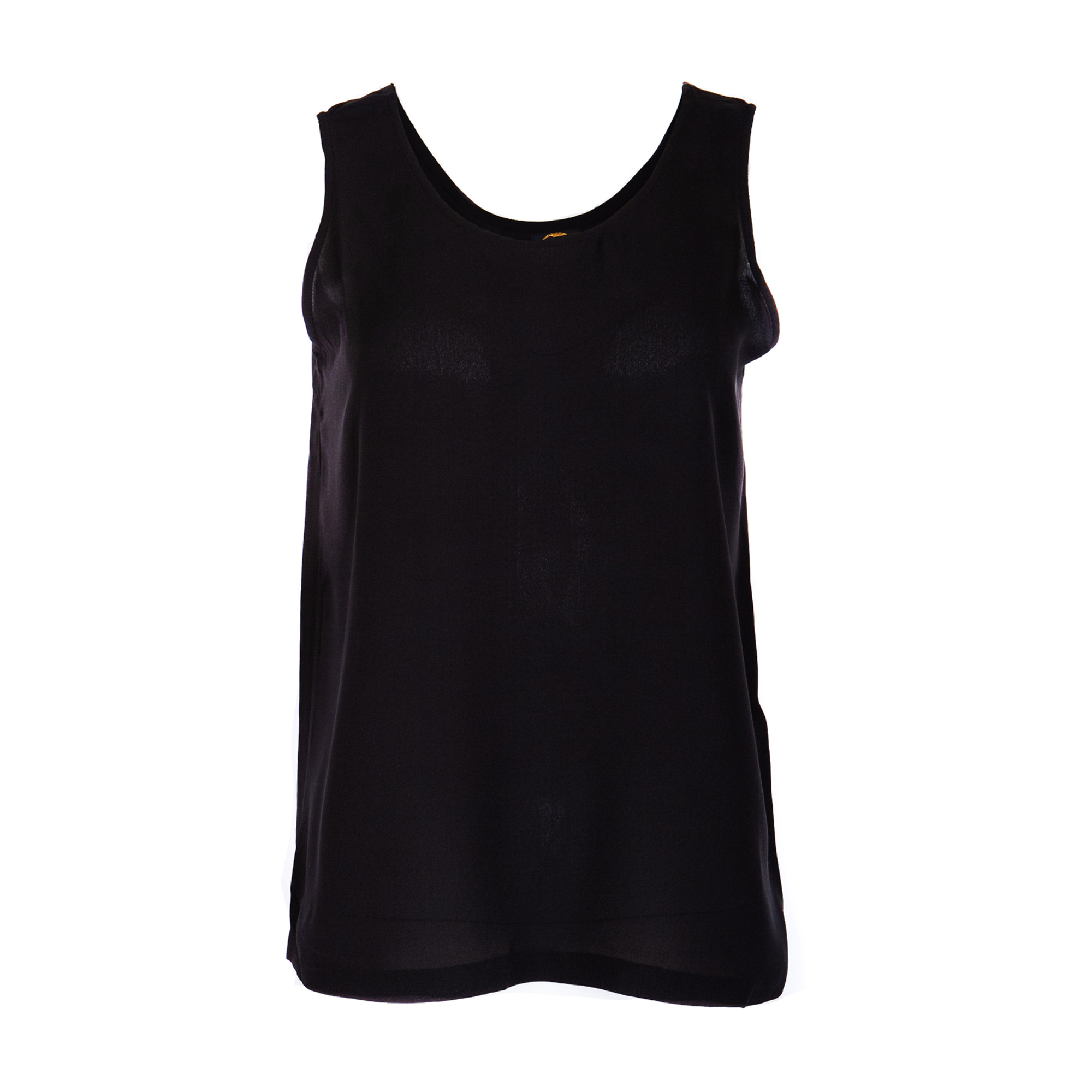 RAW 7 ANTT_BLK Raw7 Women's Anne Namba 100% Silk Sleeveless Blouse - Black