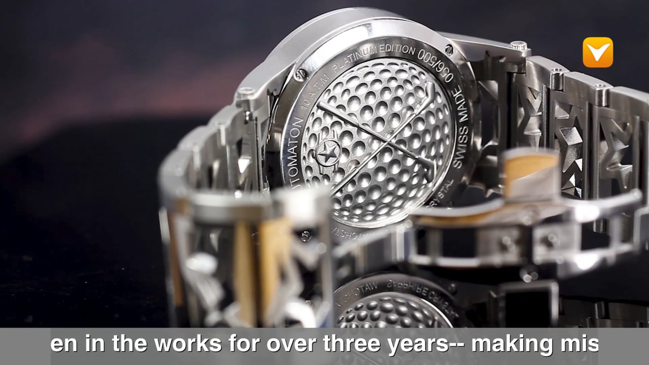 Watchstar WSAGSSBK Watchstar 48MM Limited Edition Swiss Made Men's