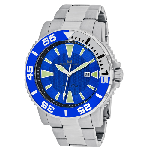 OC2913 Oceanaut Mens Marletta Silver Band Blue Dial