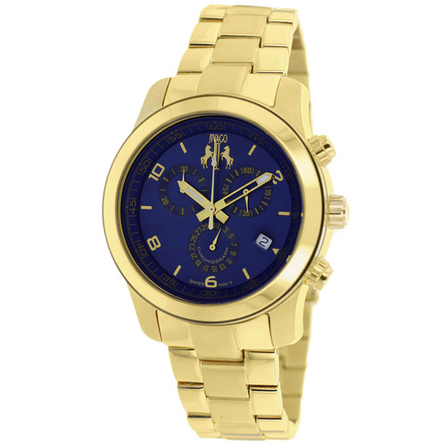 JV5227 Jivago Womens Infinity Gold Band Blue Dial