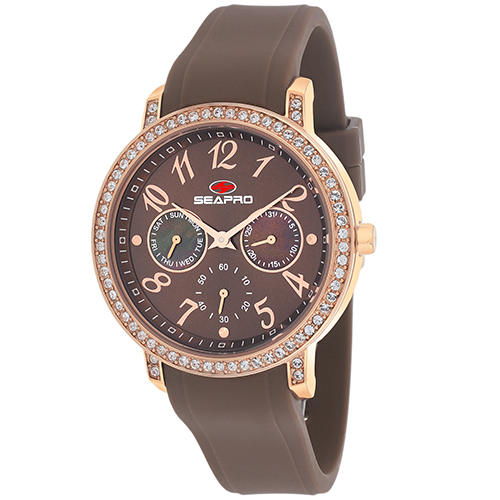 SP4414 Seapro Womens Swell Brown Band Brown Dial