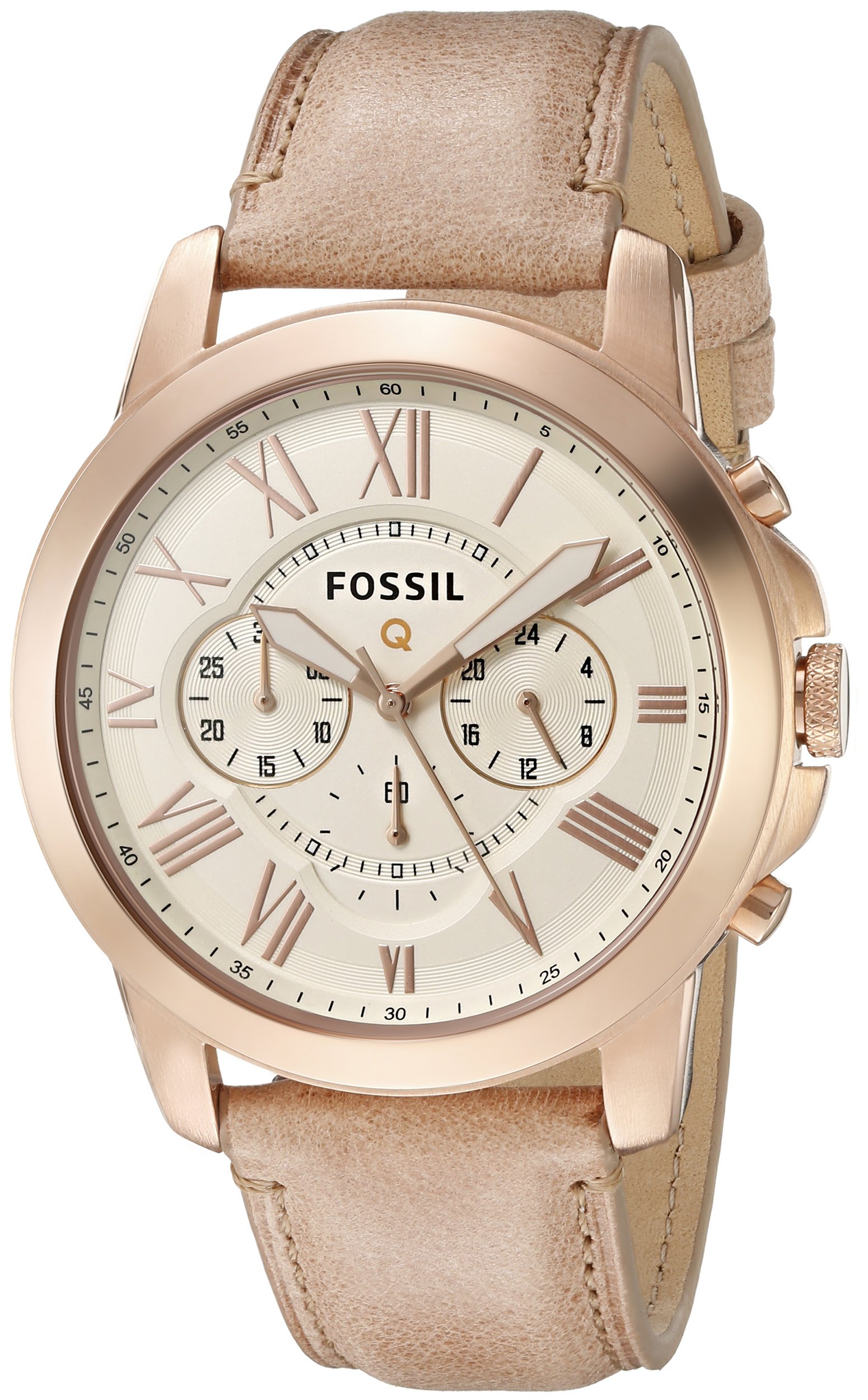 B015SUGKLY B015SUGKLY Fossil Q Grant Gen 1 Hybrid Sand Leather Smartwatch