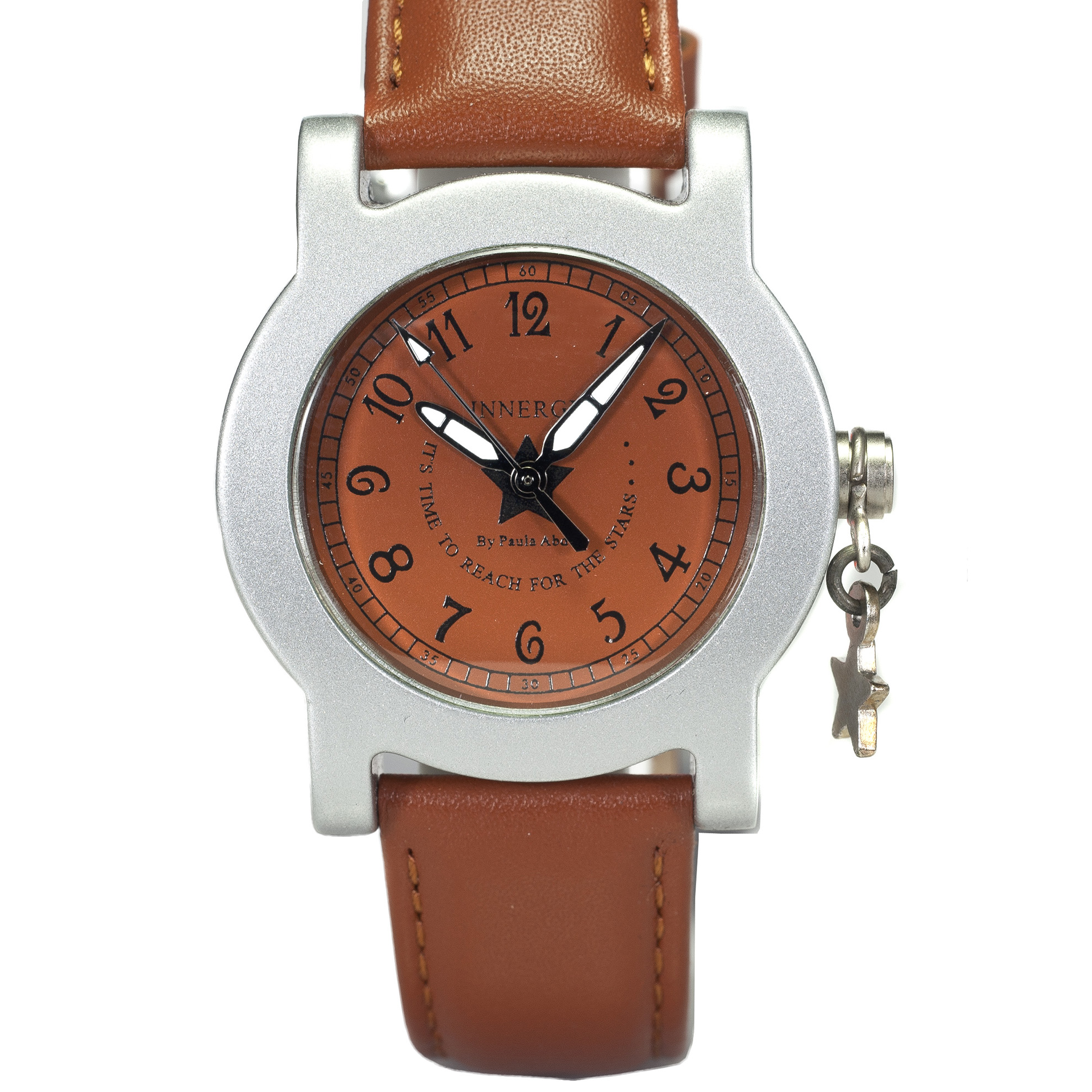 Innergy Swiss Made Timepiece Light Brown Leather Strap