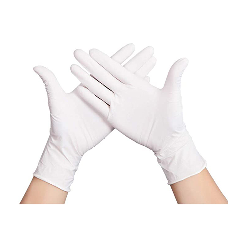 nitrile-white-l 1000pcs BSC  White Nitrile Size L Latex and Power Free Disposable Gloves
