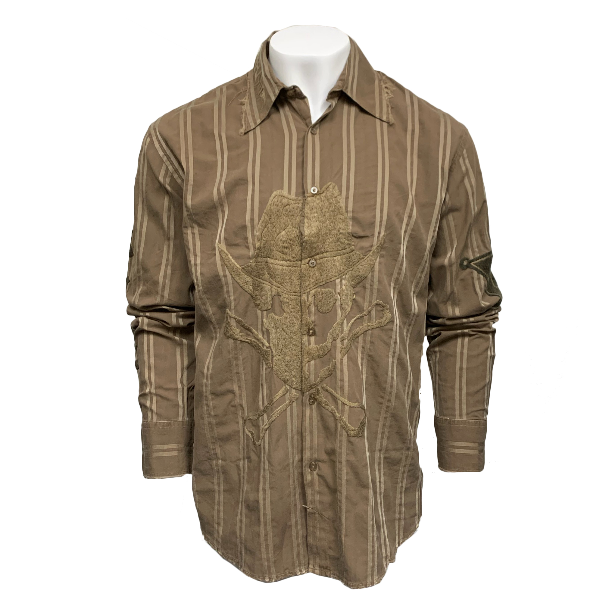 RAW 7 R7M65-COWBOY-BRN Raw7 Men's Button-Up Shirt Cowboy - Brown