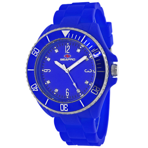 SP7414 Seapro Womens Sea Bubble Blue Band Blue Dial