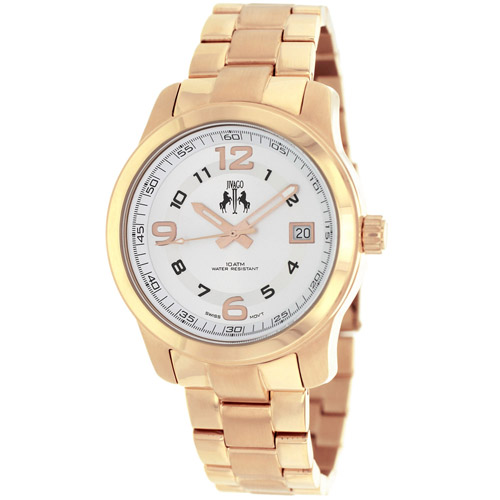 JV5215 Jivago Womens Infinity Rose Gold Band Silver Dial