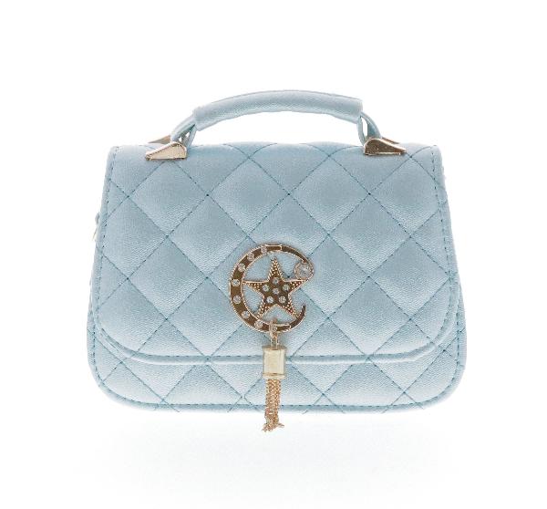 Raw 7 by Doe A Dear Quilted Top Handle CB Purse w/ Eclipse & Star, Price: $36