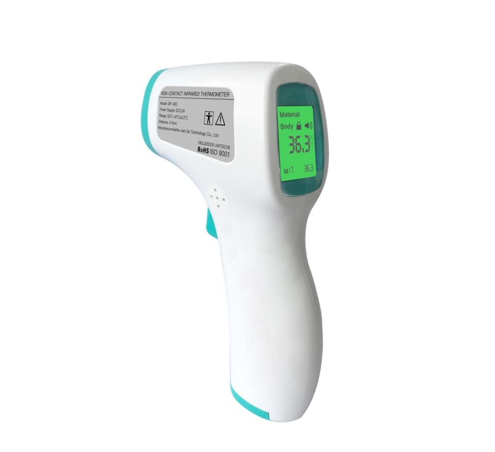 TMFHE-07-3PK 3 pcs GP-300 Famidoc Digital Non-Contact Thermostat Infrared Thermometer Forehead Temperature Detector