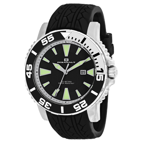 OC2916 Oceanaut Mens Marletta Black Band Black Dial