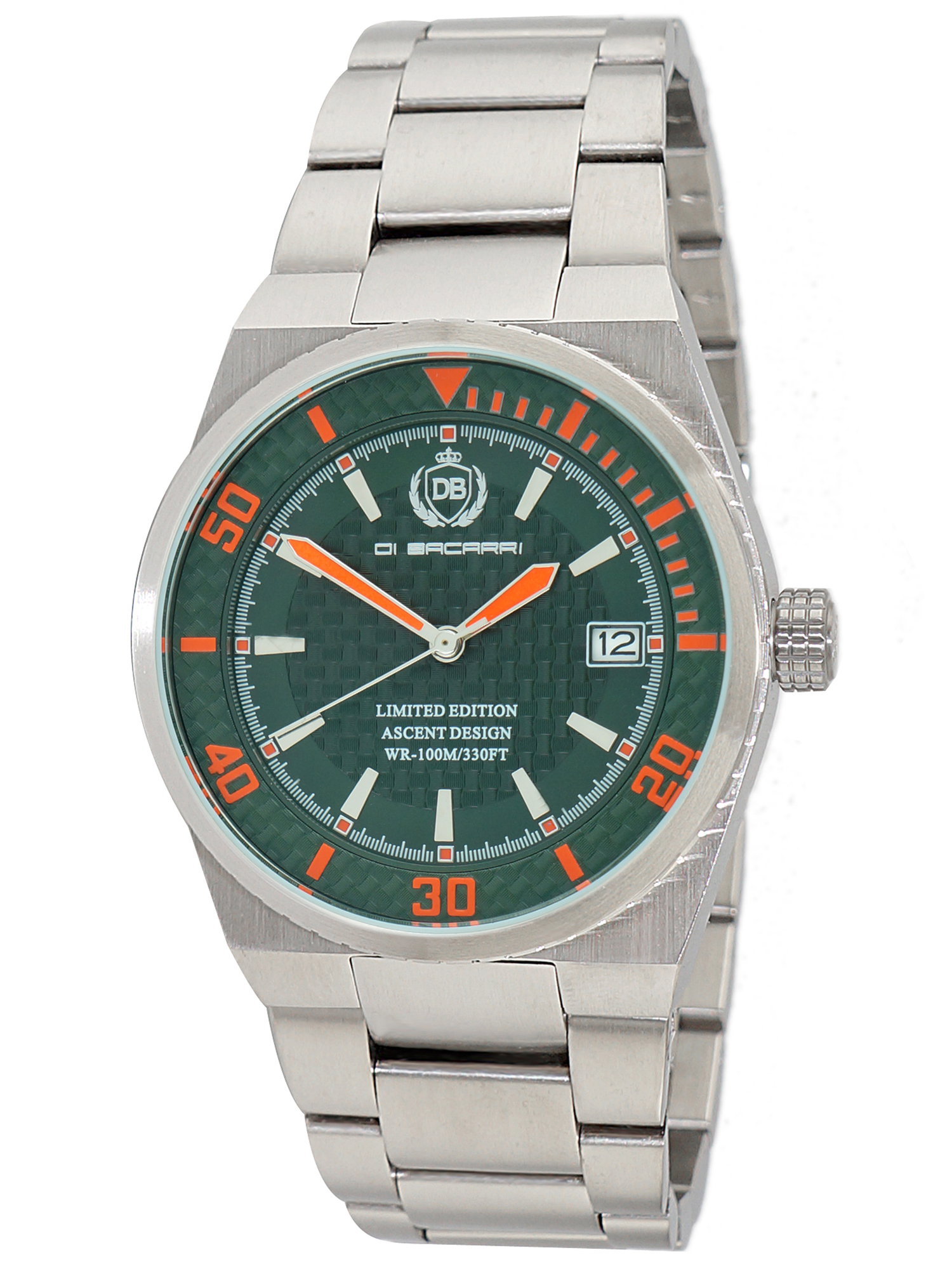 Di Bacarri DB5555-GN Di Bacarri Limited Edition Automatic Green Carbon Fiber Dial