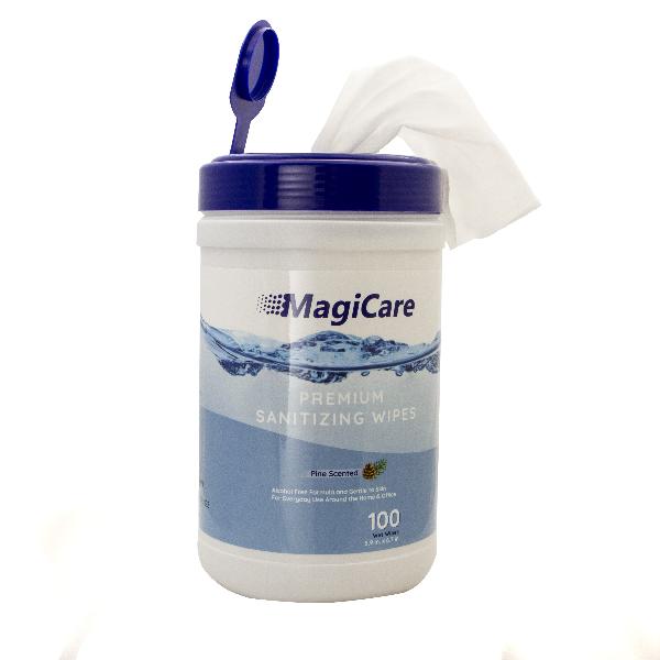 Magicare EPA Registered NONE Alcohol Skin Friedly 24 Bottles of 100pcs Antimicrobial Wi, Price: $235