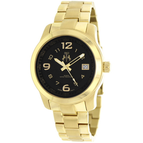 JV5213 Jivago Womens Infinity Gold Band Black Dial