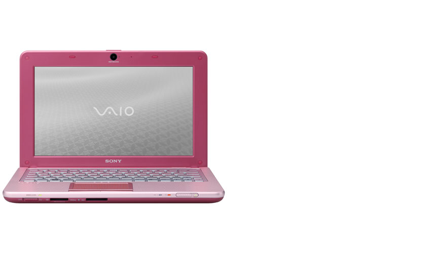 VPC-W211AX/LP Sony Vaio W series-VPC-W211AX/LP -Get Up And Go-Sony Vaio W series-AtomN450-1GB-250GB-10.1 LCD-Pink