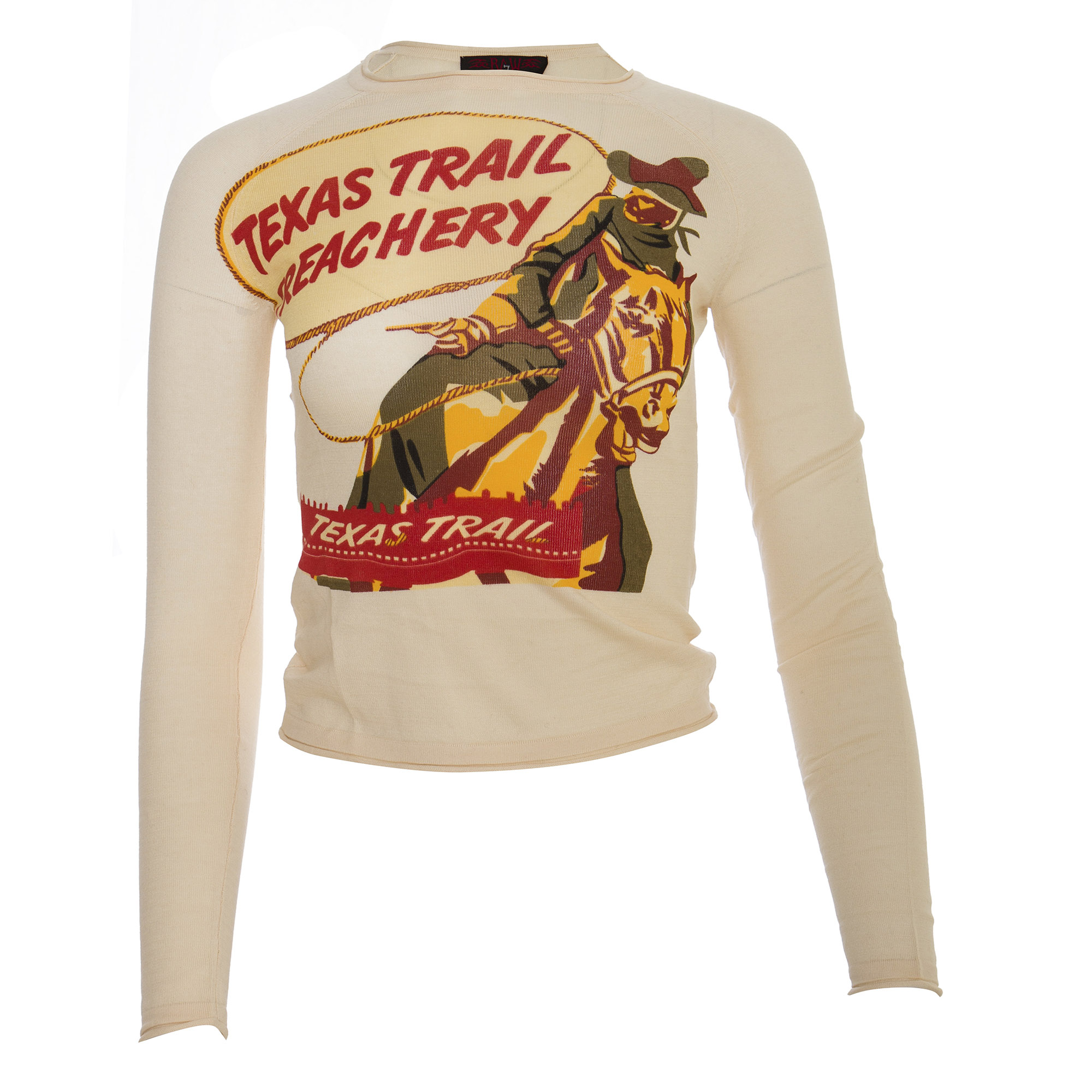 RAW 7 PTS43-SAND-TEXAS Raw7 Women's Texas Trail Long Sleeved T-Shirt - Sand
