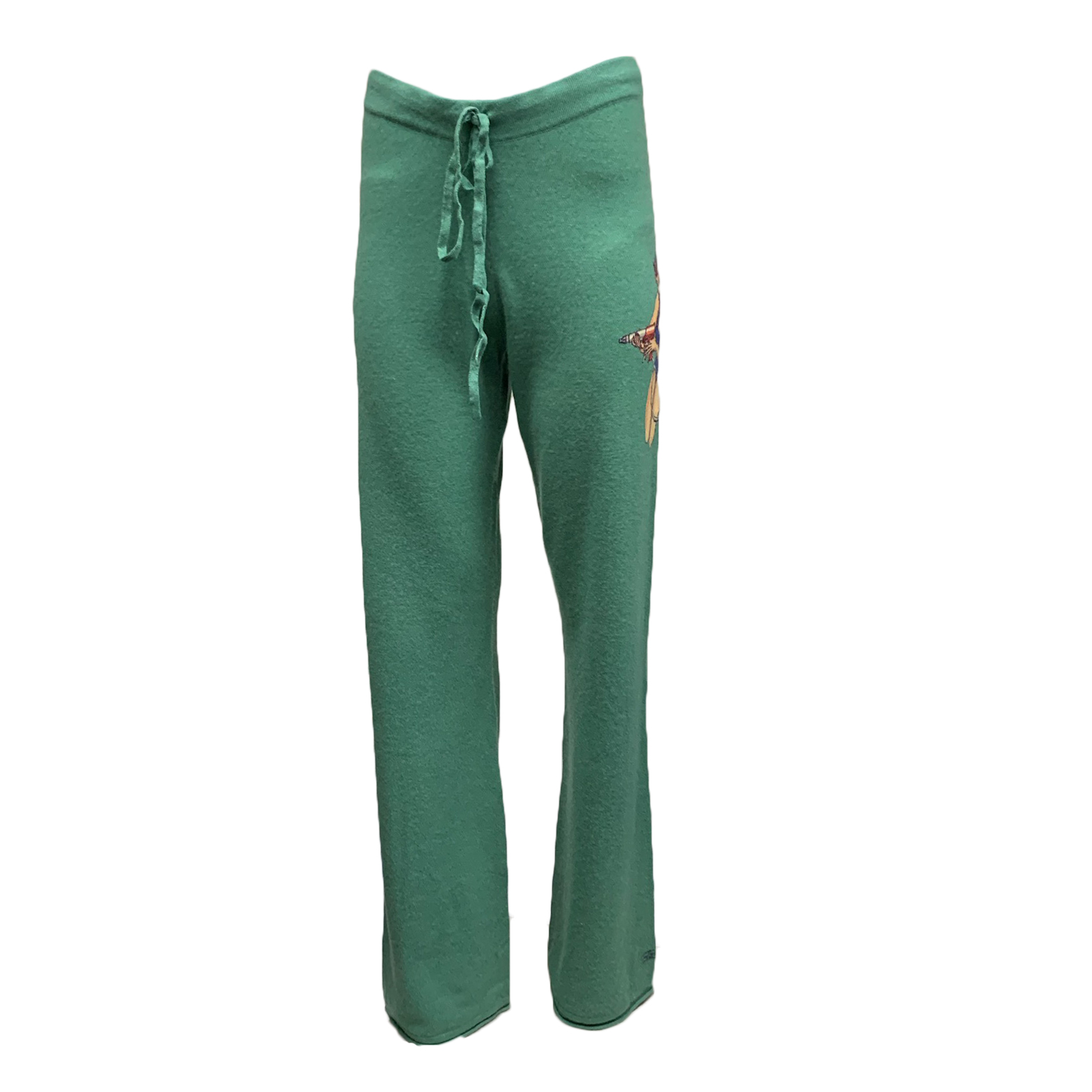 Vintage Raw7 Cashmere Pants Pinup Girl - Green, Price: $99