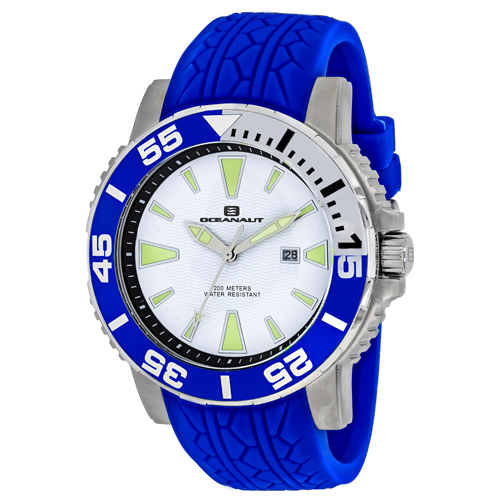 OC2919 Oceanaut Mens Marletta Blue Band White Dial