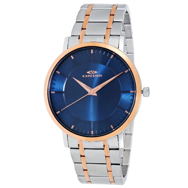 Oniss Florence Slim Two-Tone Rose Gold Blue Dial, Price: $189