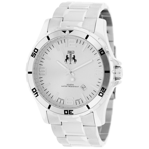 JV6111 Jivago Mens Ultimate Silver Band Silver Dial