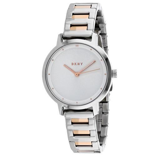 NY2643 DKNY Womens The Modernist Silver Band White Dial