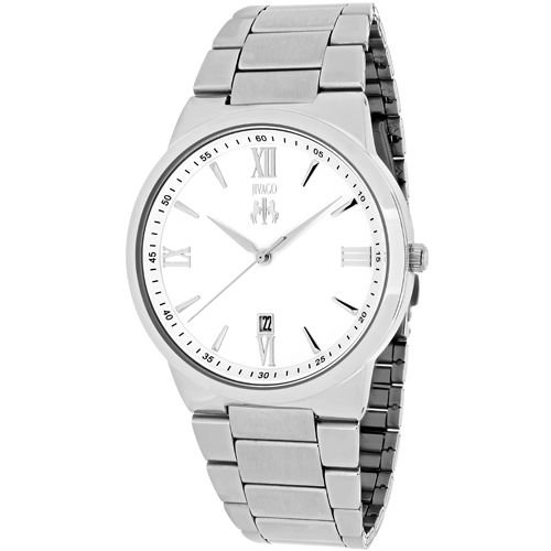 JV3510 Jivago Mens Clarity Silver Band Silver Dial