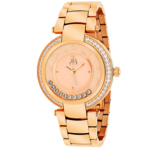 JV1616 Jivago Womens Celebrate Rose gold Band Rose gold Dial