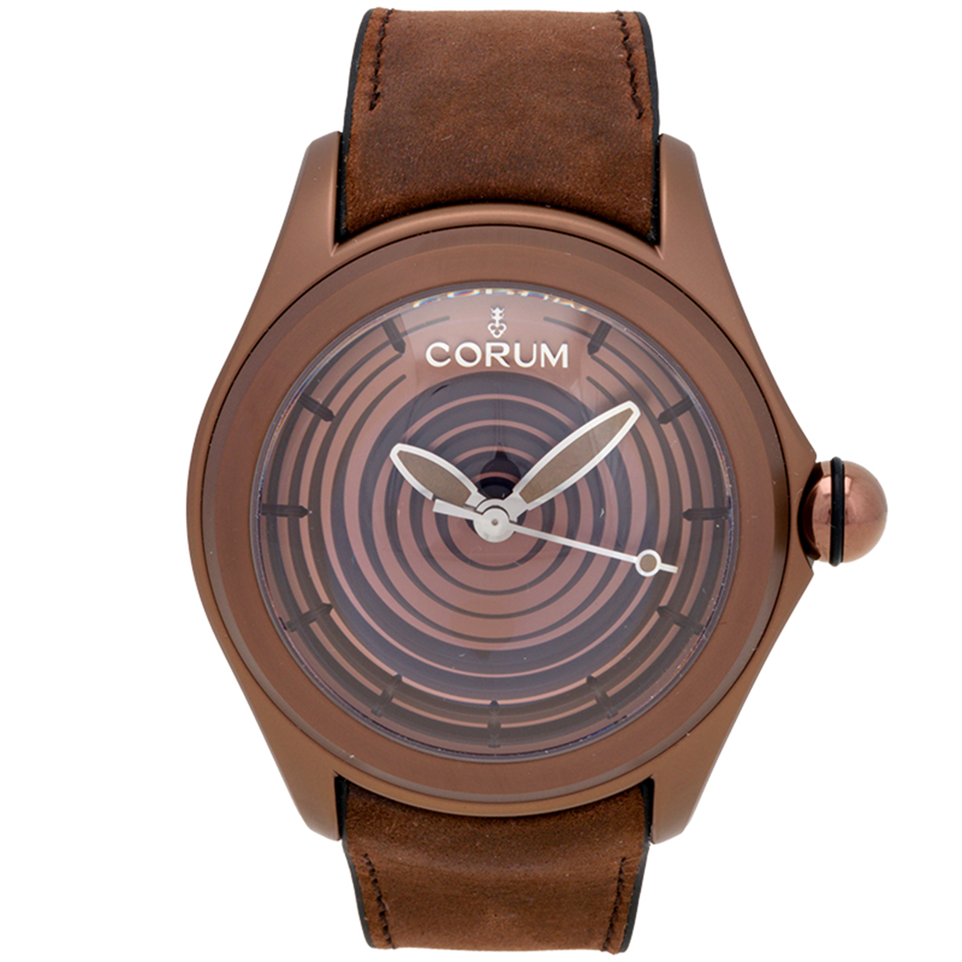 Corum 082.311.98/0062 Corum Bubble Limited Edition Automatic Brown IP Leather Strap