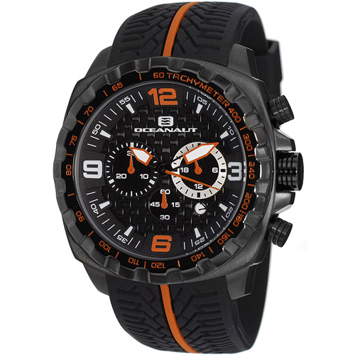 OC1126 Oceanaut Mens Racer Black Band Black Dial