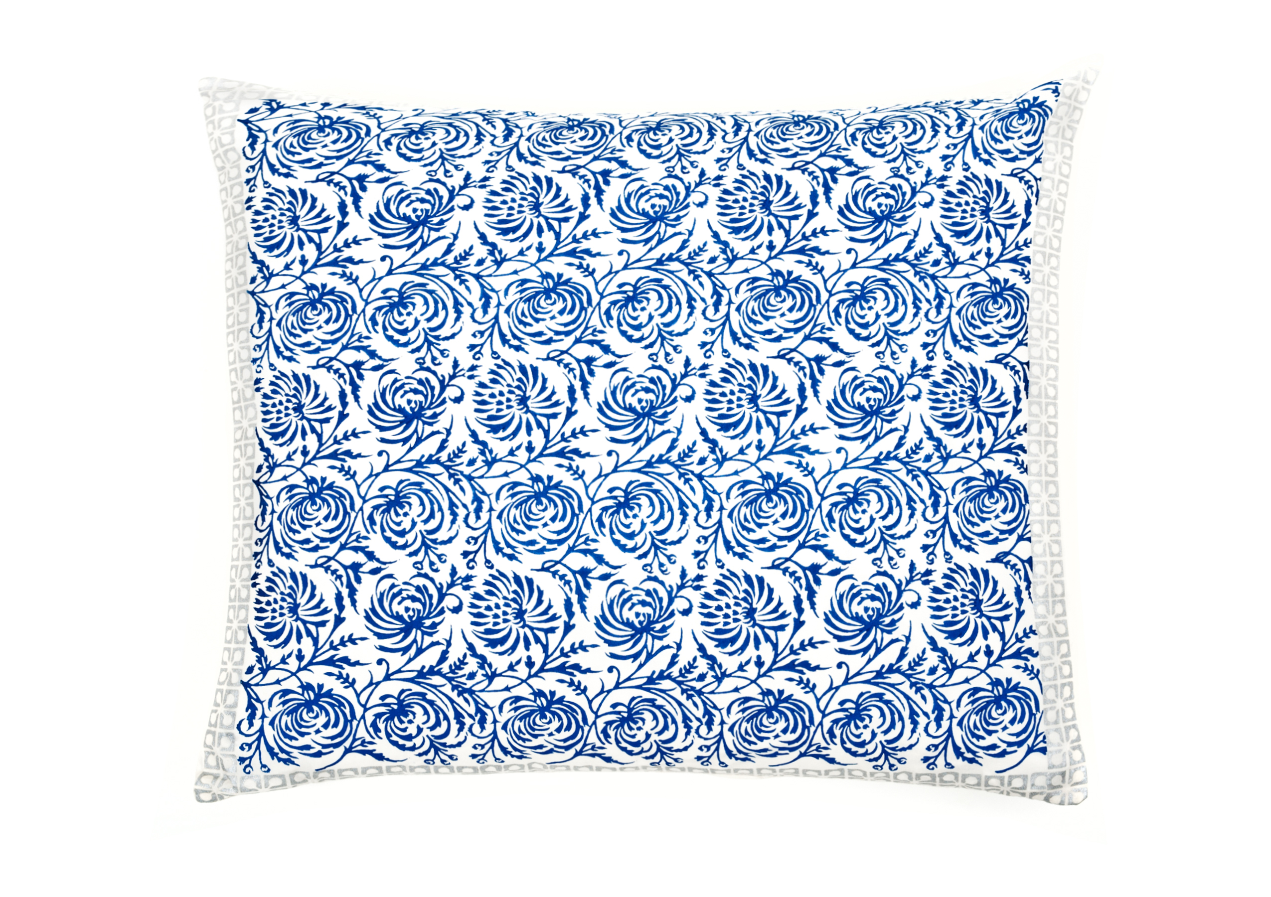 2424.VINE-BLU Blue Vine Decorative Accent Pillow by TrendSage