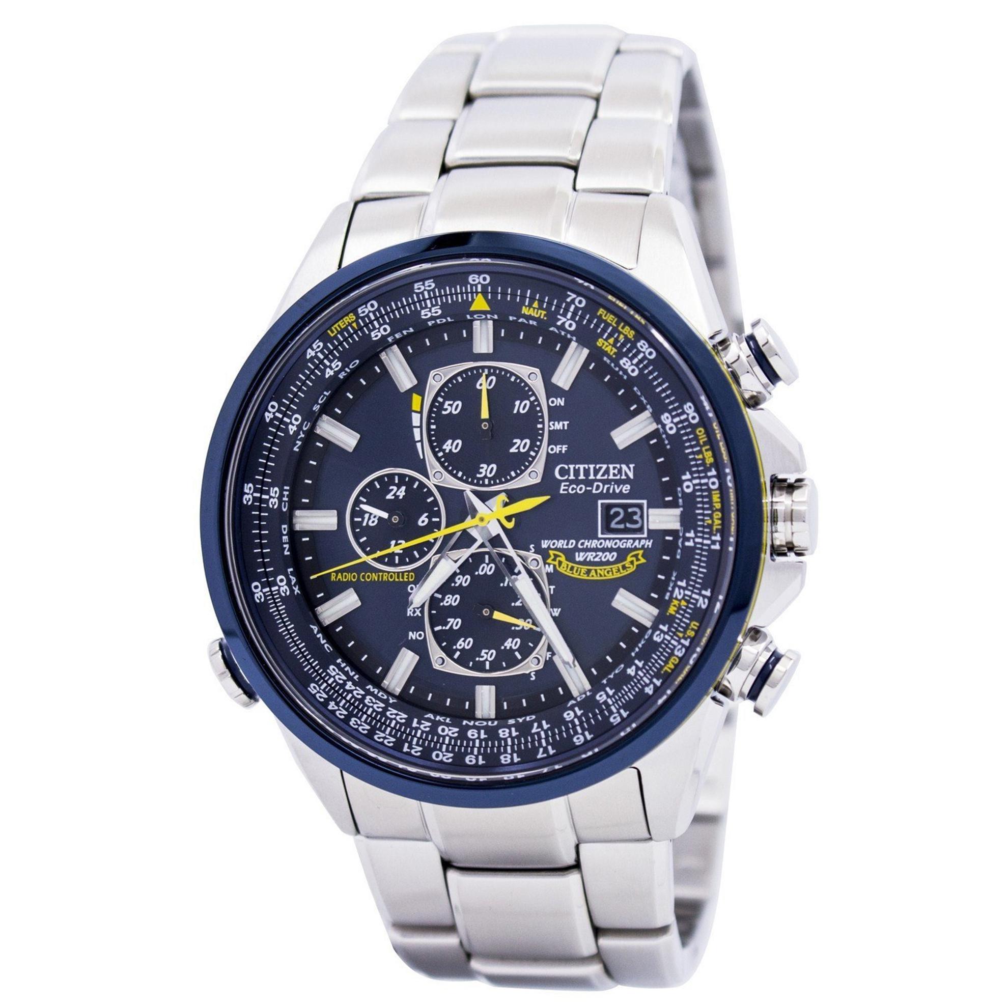 citizen blue dial chronograph