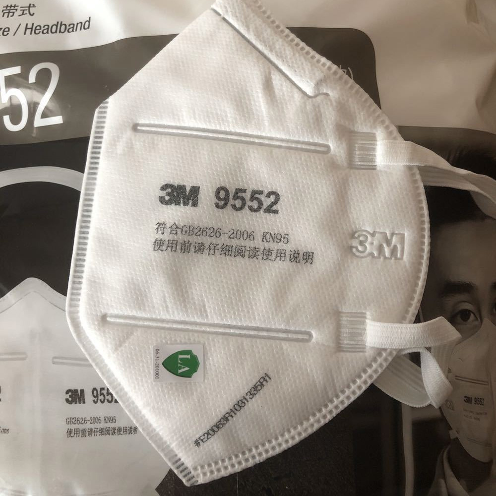 500PCS 3M 9552 KN95 Head band Particulate Respirator Mask, Price: $2500