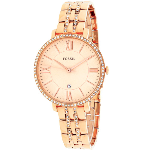 ES3546 Fossil Womens Jacqueline Rose gold Band Rose gold Dial