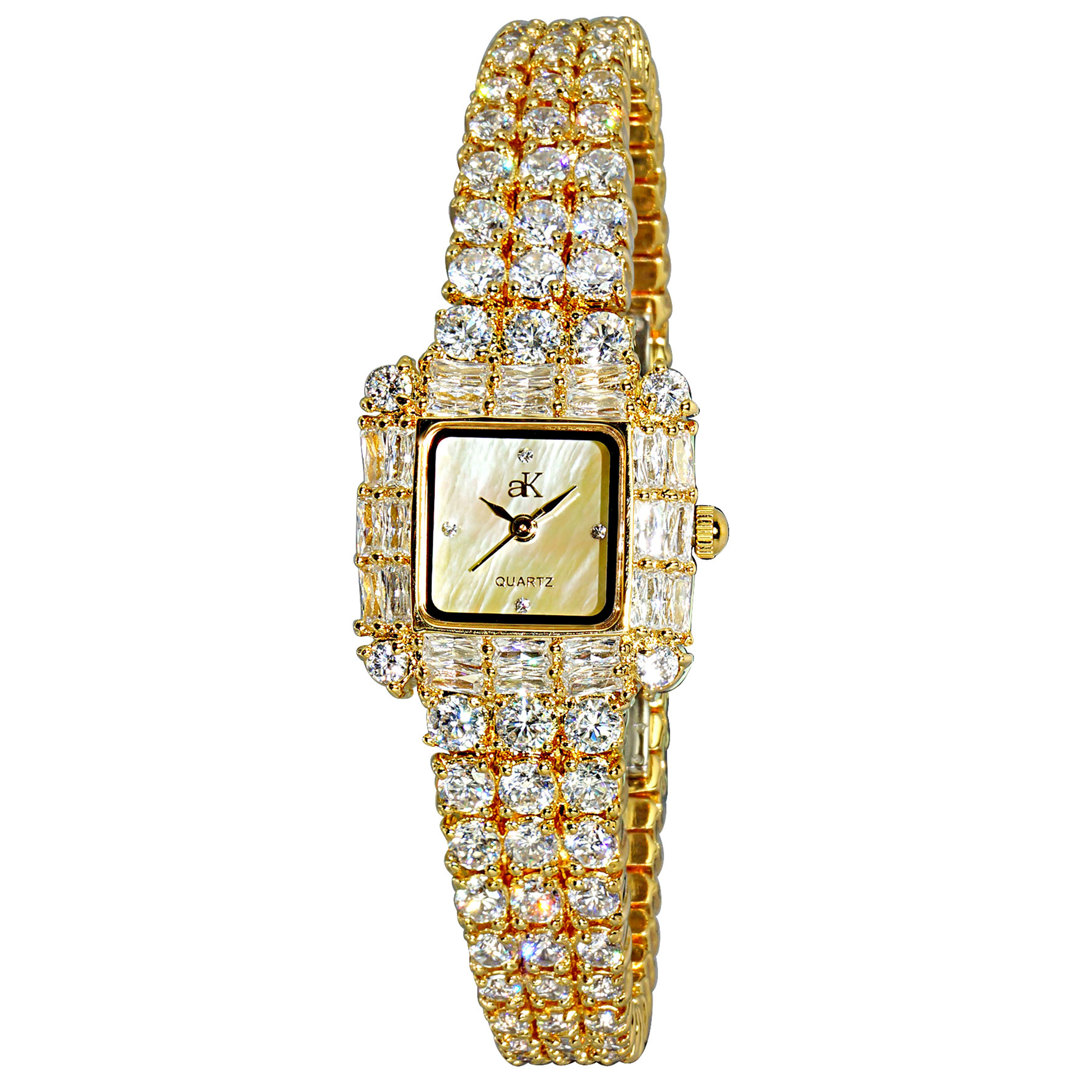 Adee Kaye AK27-LG Adee Kaye Ladies Royal Collection Gold MOP Dial