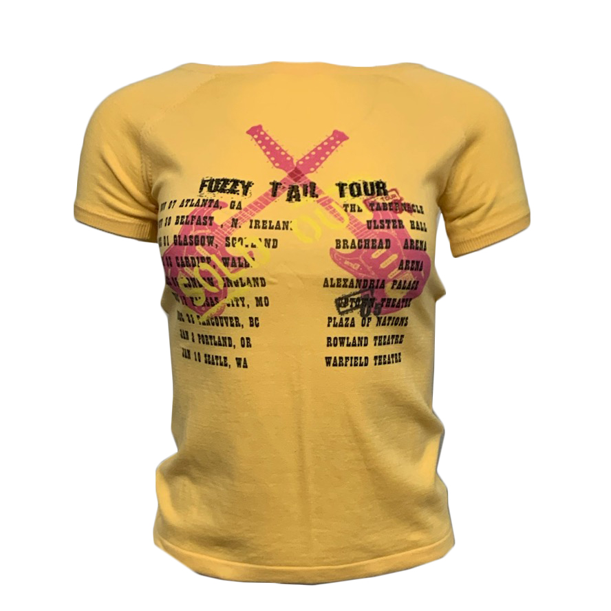 RAW 7 CT98-LOLA-YELLOW-2 Raw7 Looney Tunes Women's Top Lola Bunny - Yellow