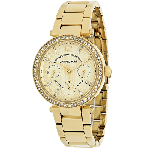 MK6056 Michael Kors Womens Mini Parker Gold tone Band Gold tone Dial